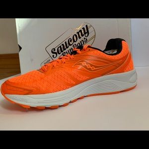 Men's Saucony Ride 9 Run Pop Orange running shoe